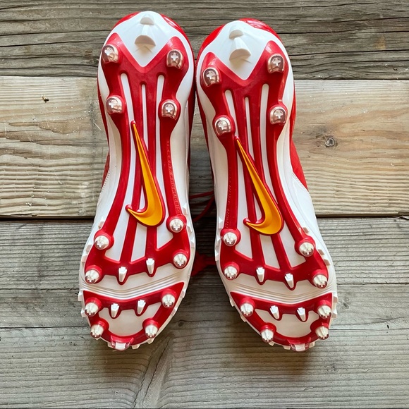 New Men Nike Lunarlon Superbad Pro Football Cleats Kansas City Chiefs Mahomes - Picture 8 of 8